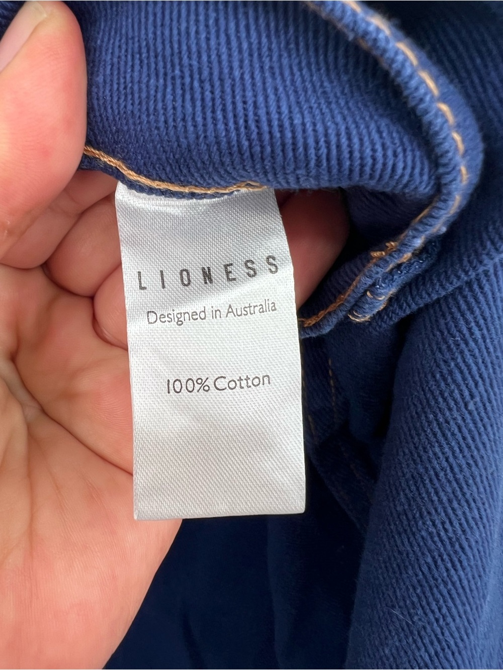 LIONESS Miami Vice Pant Dark Denim Size S - Picture 9 of 10
